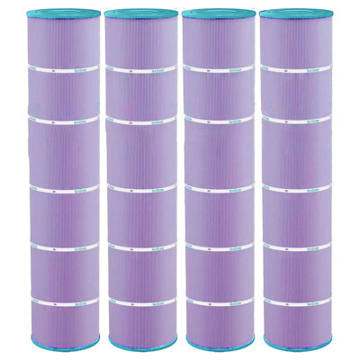 Hurricane Filters HF7482-04P Purple Spa Cartridge Replacement, 4 Pack