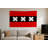 Amsterdam City Flag — Flag