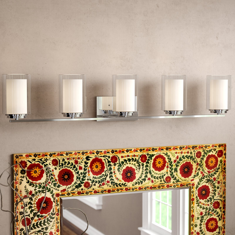 Arie 5 - Light Dimmable Vanity Light, Chrome