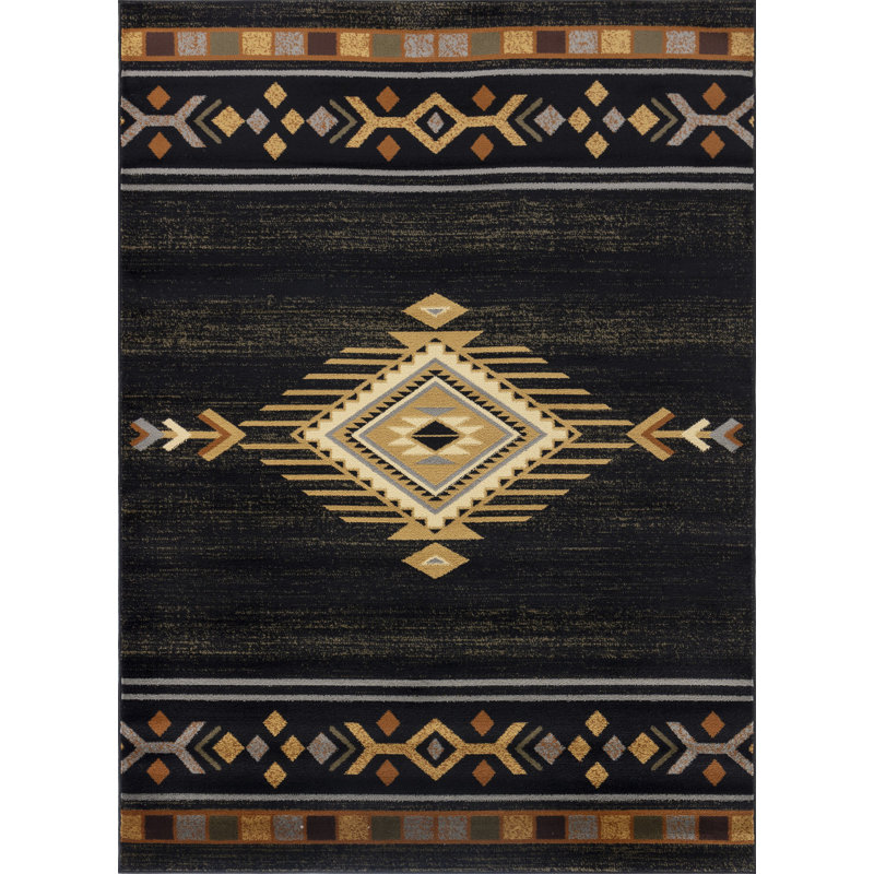 Tapis noir en polypropylène noir (2 pi x 3 pi) pour les endroits très passants, Rectangulaire 2 pi x 3 pi