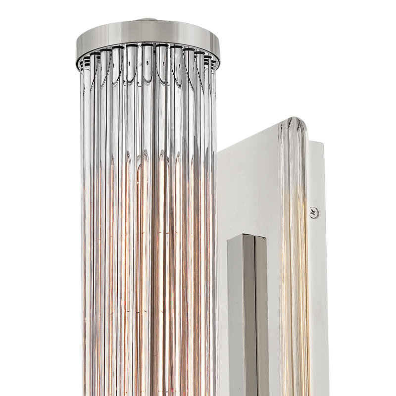 Applique murale simple Hinkley Ellery, Nickel poli