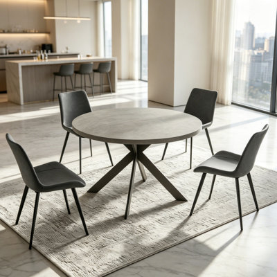 Round Dining Table Set