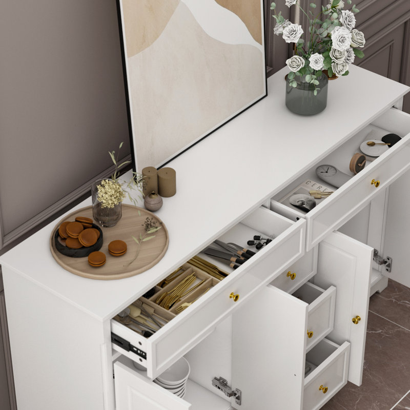 Hoschton 59.1'' Sideboard, White