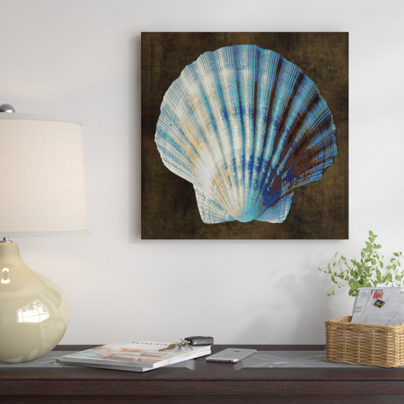 « ocean trésor ii », reproduction d’impression sur toile, H 26 po x l 26 po x P 1,5 po, Toile tendue, Pas de tapis