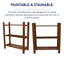 3-Shelf Utility Rack Storage Unit, Pre-sanded-124350547