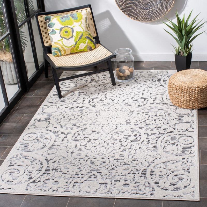 Tapis d'intérieur et d'extérieur Gattaca Jake , Rectangle 8 pi x 10 pi