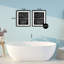 Laundry Laundry in Black, ensemble de 2 impressions encadrées sous verre, design par Marcus Prime-1118218111-1118218081