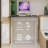 Adjustable Study Desk Suitable For Children And Adults, Height-Adjustable, Multifunctional Home Office Desk, Compact Design, Desktop Dimensions: 60cm × 120cm, White Frame, Gray Tabletop.-1676729670-1676729667
