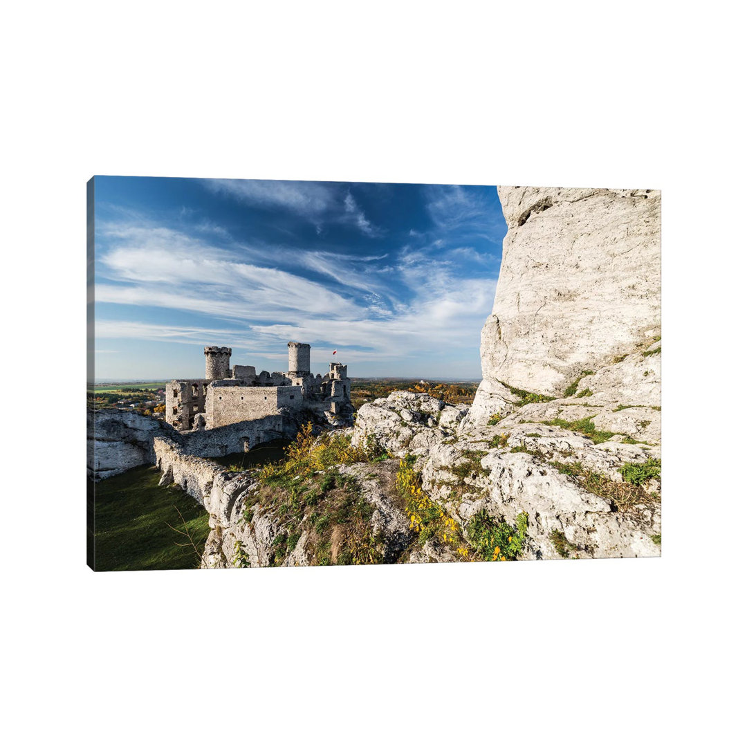 Ogrodzieniec Castle, Rocks, Poland by Mikolaj Gospodarek - Wrapped Canvas Print