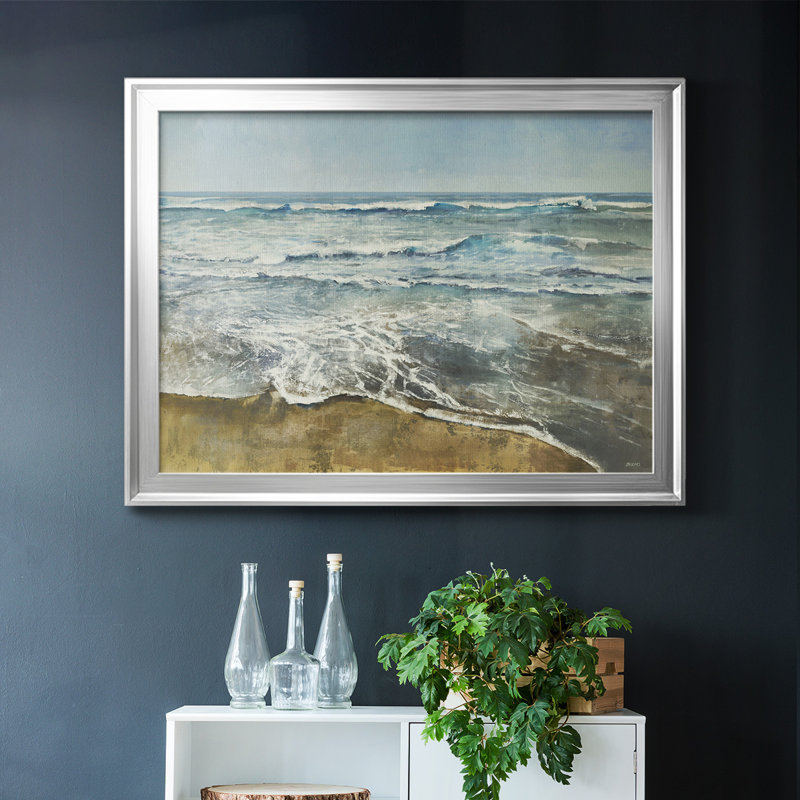 Beachcombing, reproduction d'art sur toile, Argent, H 18 po x l 26 po x P 1,5 po