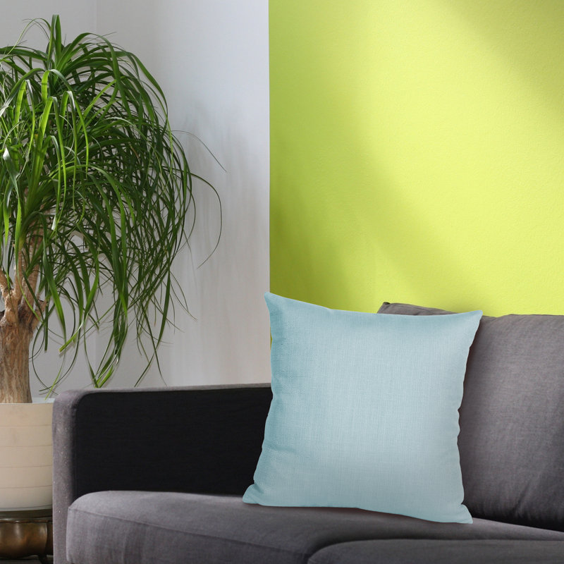  Outdoor Square Pillow Cover and Insert, 20"x20", Breeze