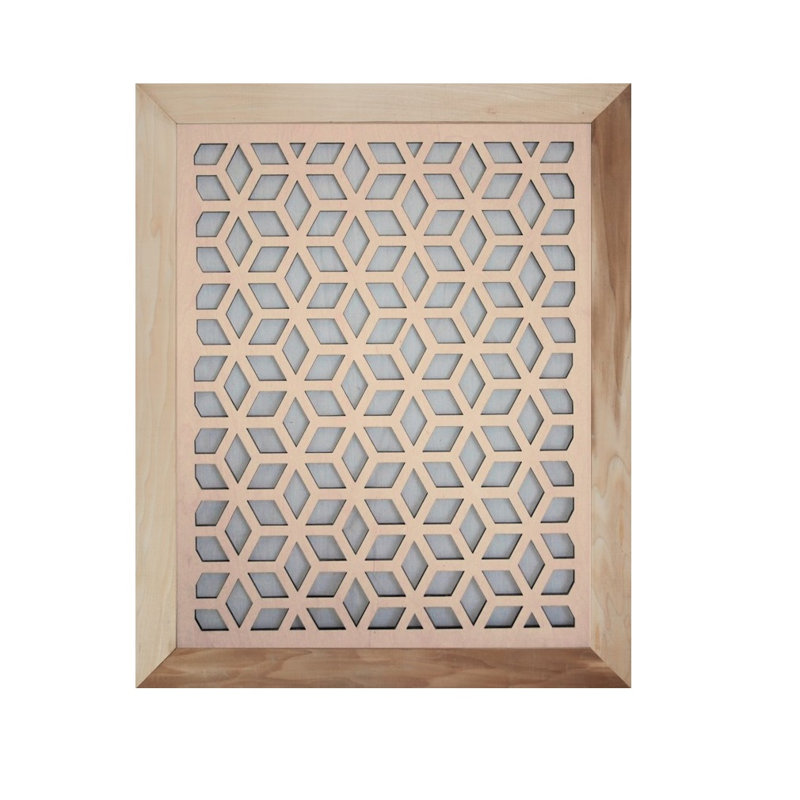 Bouche d'aération magnétique Magnetic Stellar, 18 x 18, Encastré