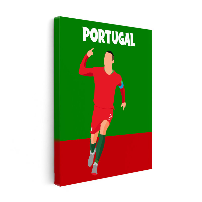 Portugal, soccer, Unframed, Canvas, 12"H x 16"W