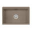 Arona Apron-Front 33 in. Single Bowl Granite Composite Kitchen Sink with Integrated Workstation and Accessories in Mink