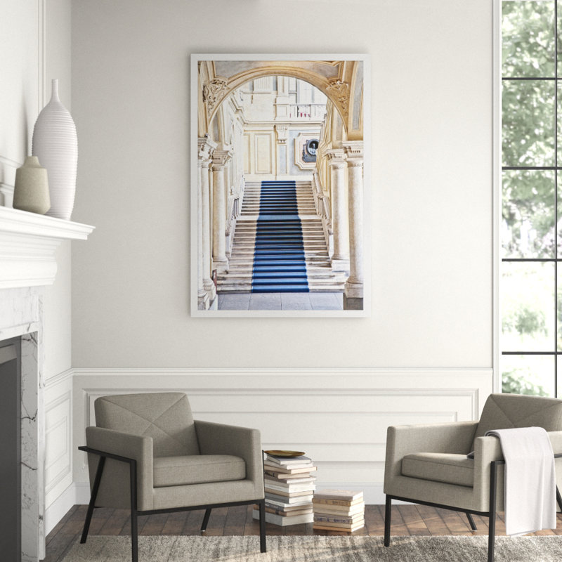 Elegantterior 1' Framed Photographic Print on Glass