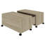 Godderd Wheel Coffee Table with Storage-102293177