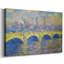 Pont Waterloo, effet de soleil, 1903, toile tendue avec galerie 02-890509385