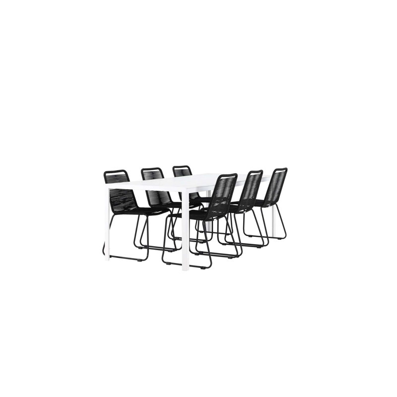 Claudius 6 - Person Patio Dining Set with Rectangular Table