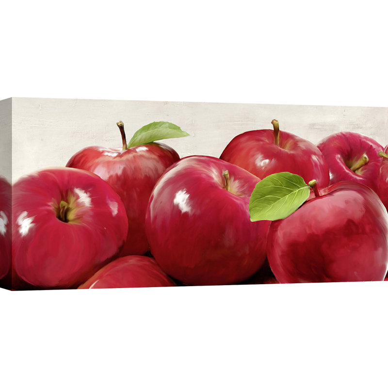 Red Apples by Remo Barbieri - Wrapped Canvas Print, 50cm H x 100cm W x 4cm D