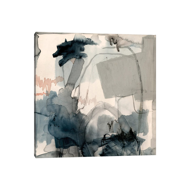 Torrential II by Victoria Barnes - Wrapped Canvas Painting, 45.72 cm H x 45.72 cm W x 1.91 cm D