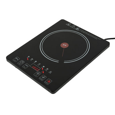OUKANING Black Electric 1 Burner Cooktop