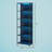 Lamirra Metal Frame Bookcase with Dimmable LED Lighting-933191445