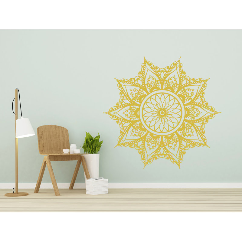 Adhésif décoratif mandala, Doré, H 42 po x l 42 po