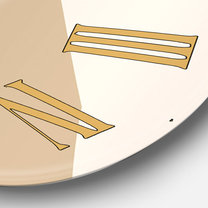 Minimal élémentaire organique et géométrique compostions XX XXX - horloge murale moderne, Surdimensionné