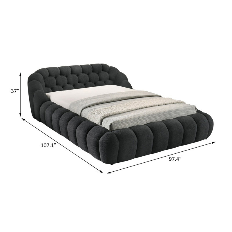 Lit superposé, gris anthracite, Gris anthracite, Très grand
