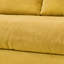 Lit en L en velours côtelé jaune lavable et réversible moderne-879090351