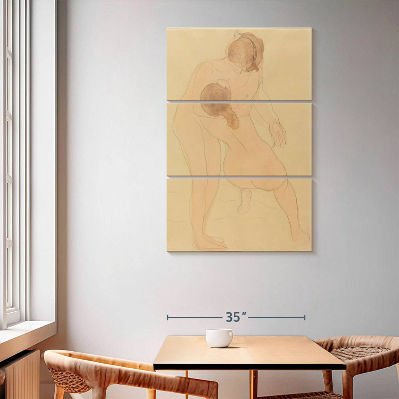 Leisha Two Figures, 65" H x 42" W