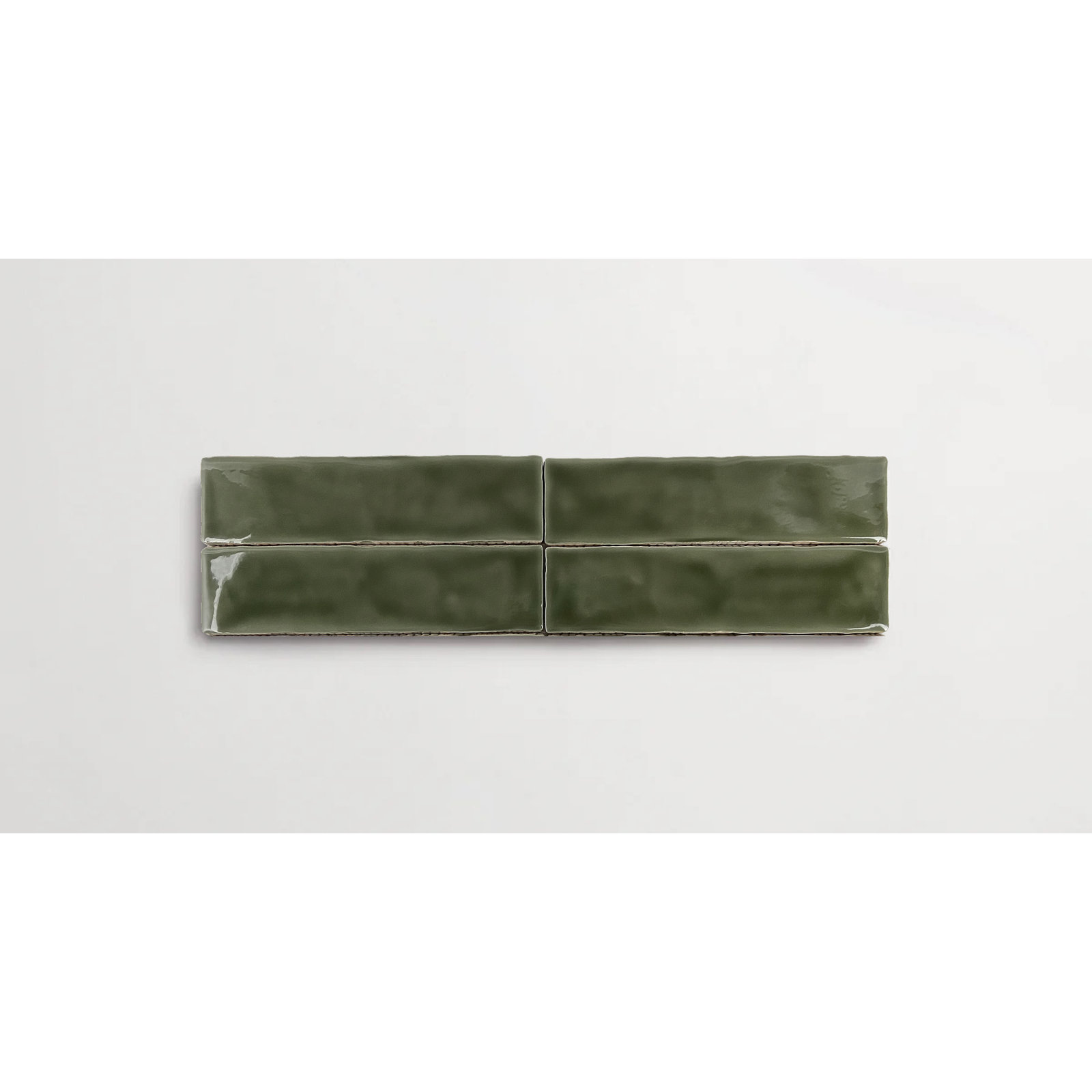 Lake Como  2" x 10" Glossy, Verde Mili