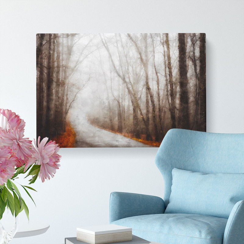Woodland Road - Wrapped Canvas, 50cm H x 76cm W x 3cm D