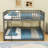 Wood Bunk Bed With Ladder And Slats-114271812-114271816