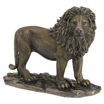 13.39 Figurine Poly Resin, Bronze