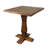 Acuff Mango Square Solid Wood Top with Solid Wood Base Dining Table