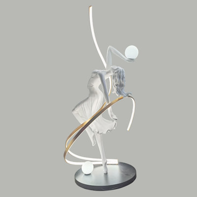 Lady With Ball Dancing Sculpture Medium                                                              