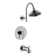 Geneva Single Handle Dual Function Temperature Control Tub and Shower Faucet Diverter with Valve