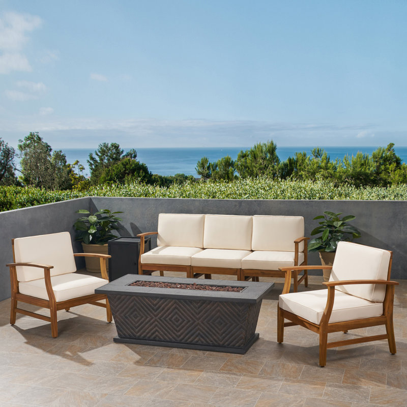 Ensemble de patio complet avec coussin