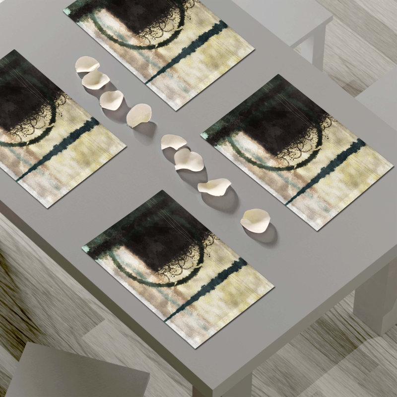 Napperon abstrait en polyester