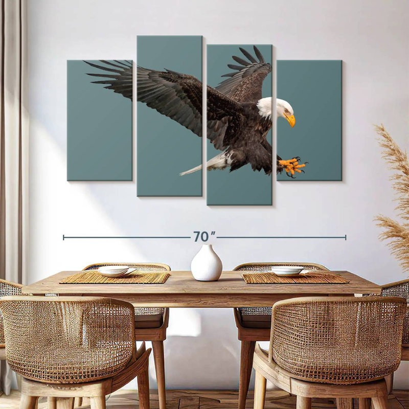 Brampt Predator Bald Eagle, 42"H x 68"W