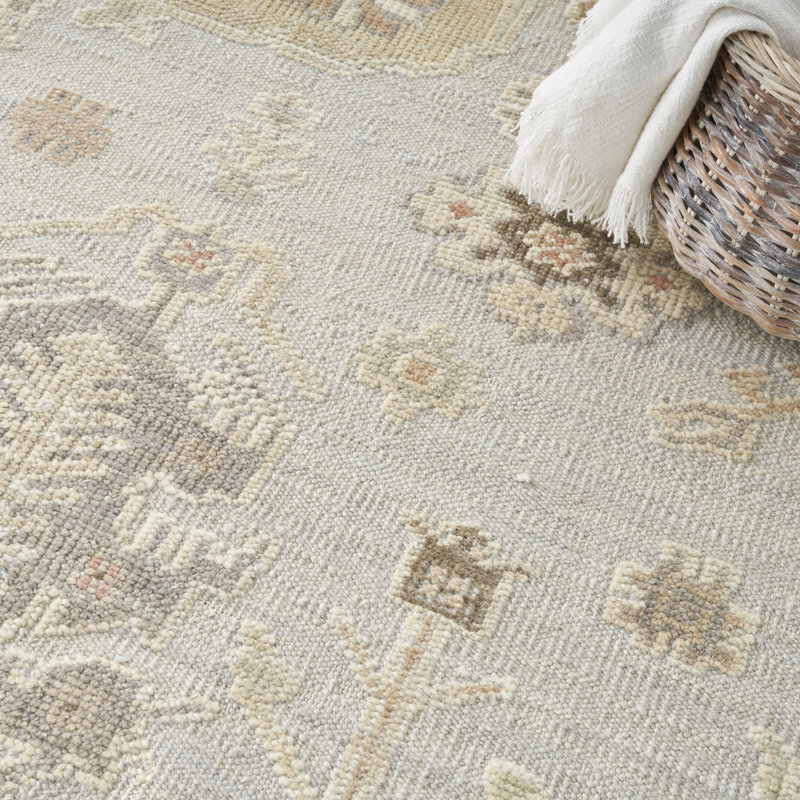 Nourison Teruyo 8' x 10' Light Blue Vintage Indoor Rug, Rectangle 8' x 10'