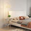 Bois blanc massif + lampes sur pied sans fer