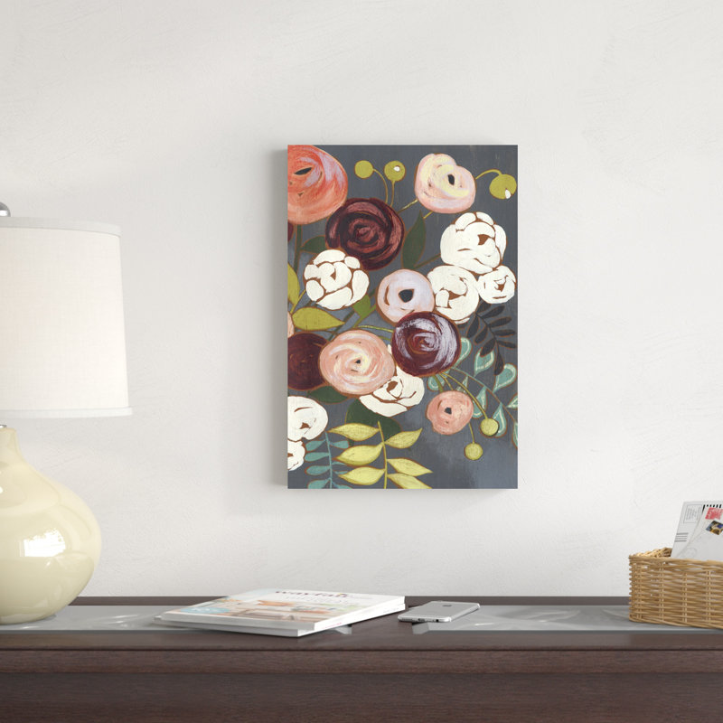 Bouquet Wistful I, H 18 po x l 12 po x P 1,25 po