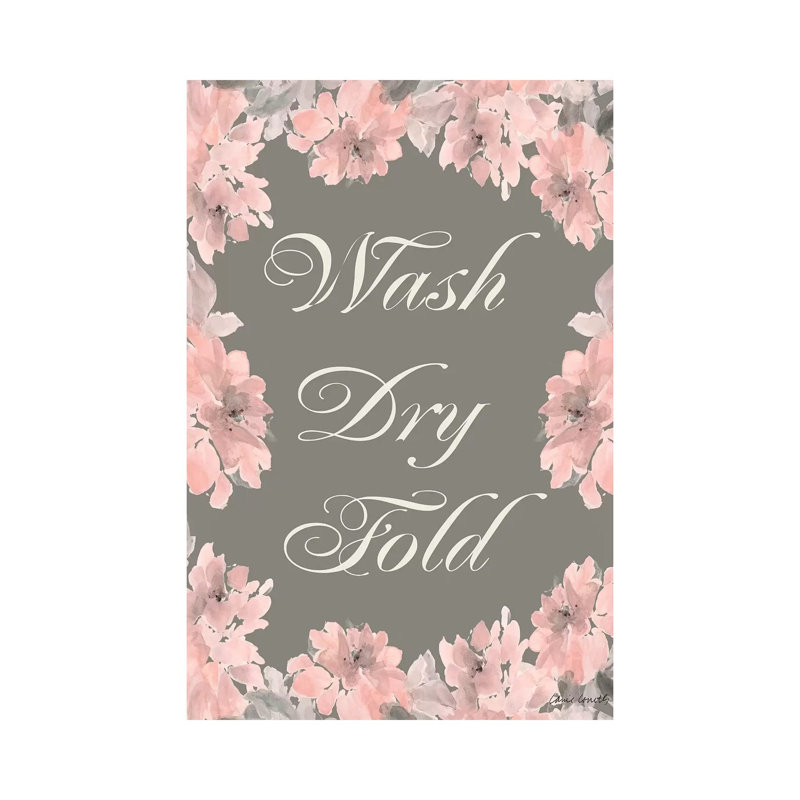 Wash Dry Fold by Lanie Loreth - Wrapped Canvas Print, 66.04 cm H x 45.72 cm W x 1.91 cm D