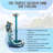 Resin Coastal Paper Towel Holder Sea Turtle and Ocean Wave Design