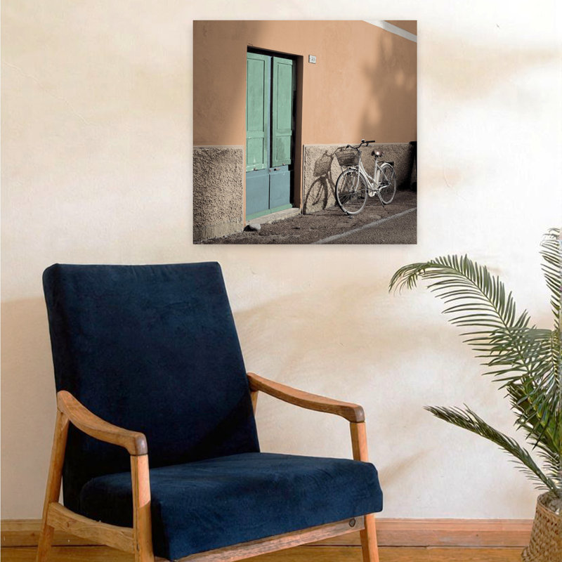 Ligurie, vélo, architecture contemporaine, art, H 24 po x l 24 po