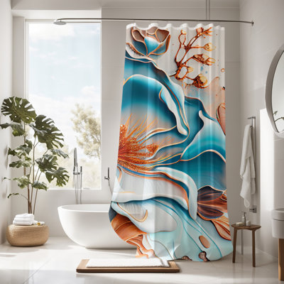 Itsines Abstract Shower Curtain