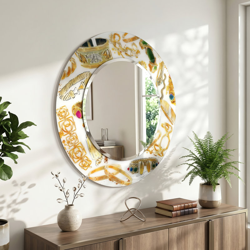 Miroir mural biseauté glam charme Centerview