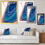«Luxury Turquoise Marble River III», art mural sur toile glam-1431026119-1431026116